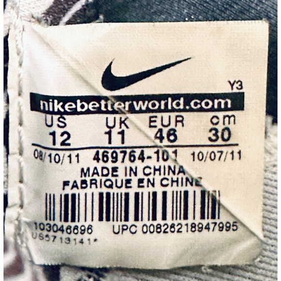 Nike LeBron 9 Basketball Shoes Men's Size 12 Black White Red 469764 101 - Picture 2 of 16